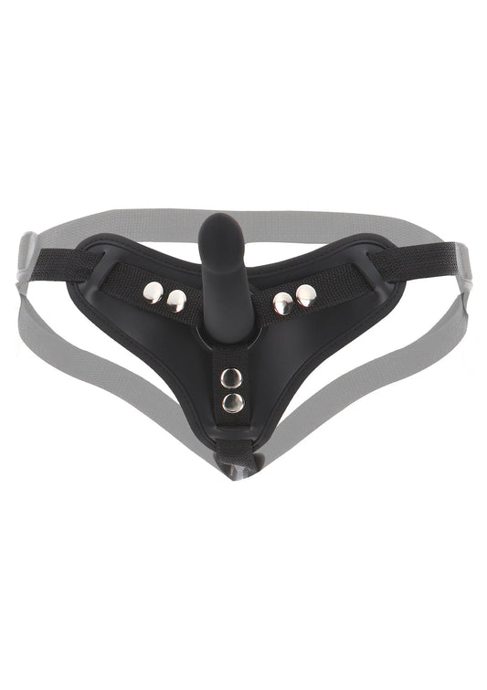 Bestel: Strap - On Harness With Dong Small - bij Happytoys.nl, happytoys.be, Happytoys.ae: erotische sex webshop | liever Happy dan Easy ⭐⭐⭐⭐⭐ - Default Title - 17120 - BLACK