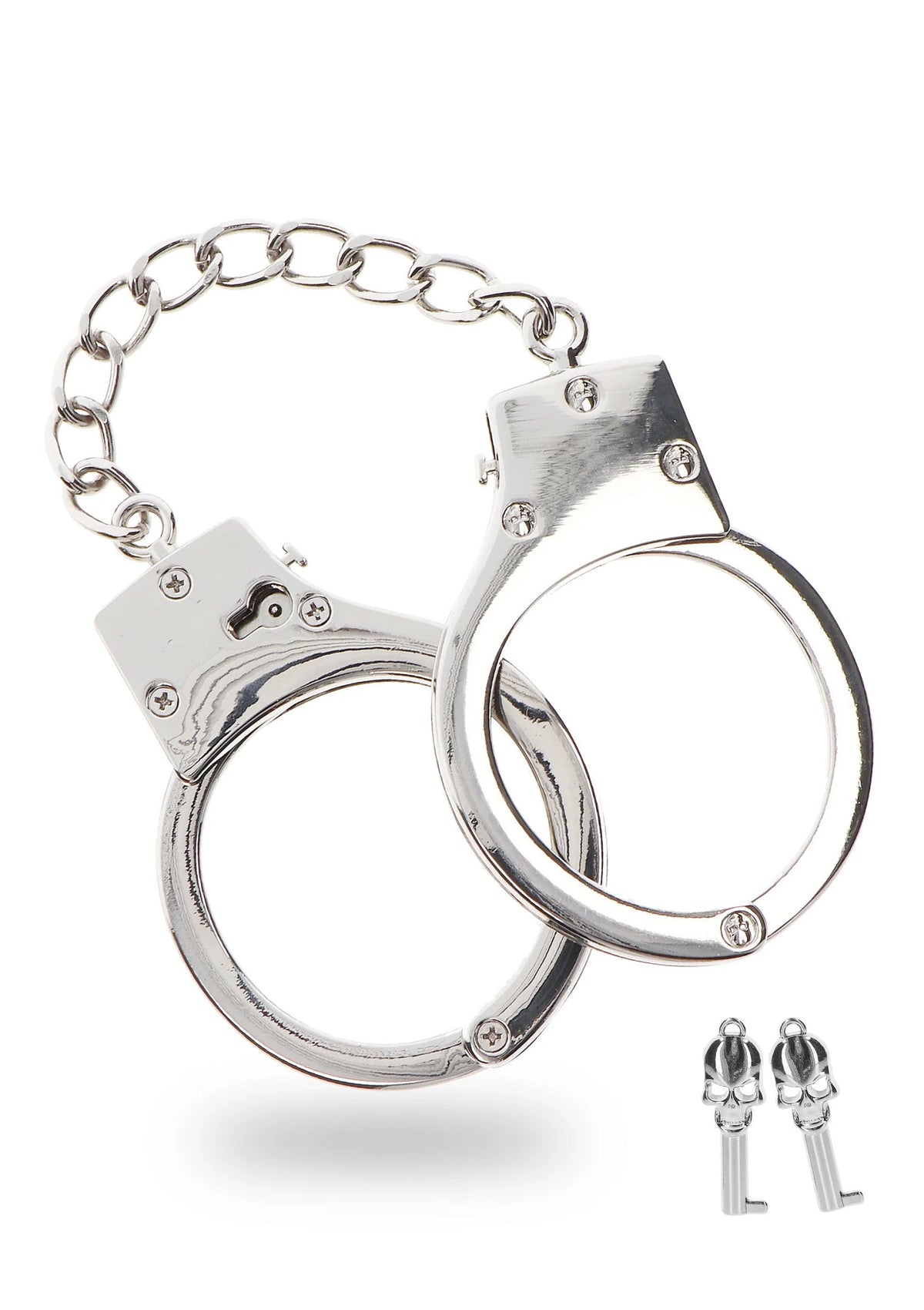 Bestel: Silver Plated BDSM Handcuffs by Taboom Luxury Bondage Essentials - bij Happytoys: de erotische sex webshop | liever Happy dan Easy ⭐⭐⭐⭐⭐