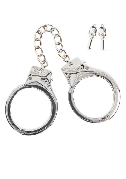 Bestel: Silver Plated BDSM Handcuffs by Taboom Luxury Bondage Essentials - bij Happytoys: de erotische sex webshop | liever Happy dan Easy ⭐⭐⭐⭐⭐