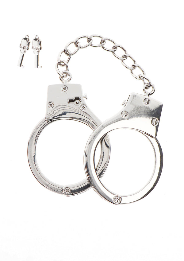 Bestel: Silver Plated BDSM Handcuffs by Taboom Luxury Bondage Essentials - bij Happytoys: de erotische sex webshop | liever Happy dan Easy ⭐⭐⭐⭐⭐