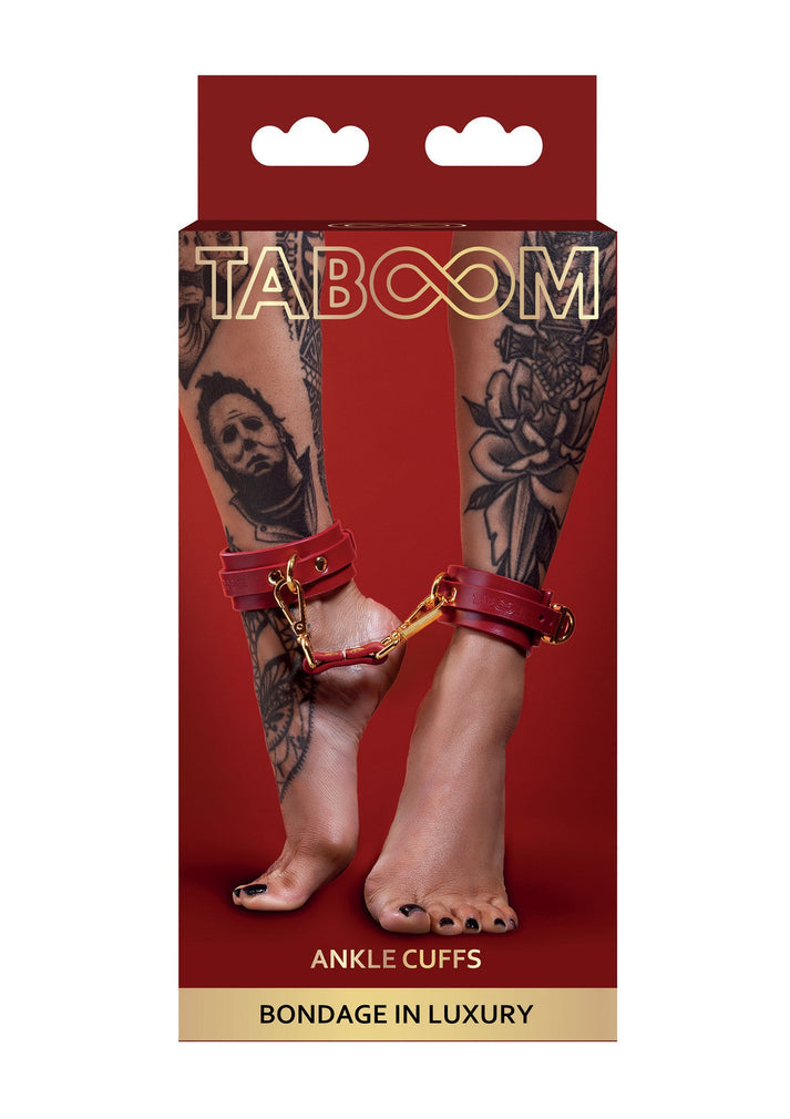 Bestel: Ankle Cuffs by Taboom Bondage In Luxury - bij Happytoys: de erotische sex webshop | liever Happy dan Easy ⭐⭐⭐⭐⭐