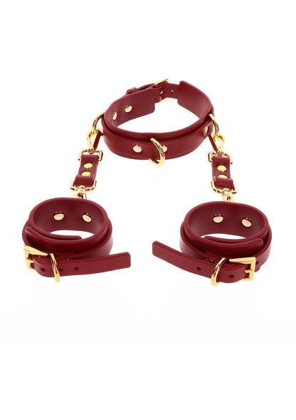 Bestel: D - Ring Collar and Wrist Cuffs by Taboom Bondage In Luxury - bij Happytoys: de erotische sex webshop | liever Happy dan Easy ⭐⭐⭐⭐⭐