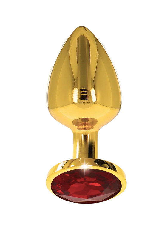 Bestel: Butt Plug With Diamond Jewel L - bij Happytoys.nl, happytoys.be, Happytoys.ae: erotische sex webshop | liever Happy dan Easy ⭐⭐⭐⭐⭐ - Default Title - 17169 - GOLD