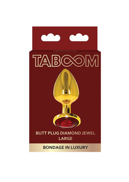 Bestel: Butt Plug With Diamond Jewel L - bij Happytoys.nl, happytoys.be, Happytoys.ae: erotische sex webshop | liever Happy dan Easy ⭐⭐⭐⭐⭐