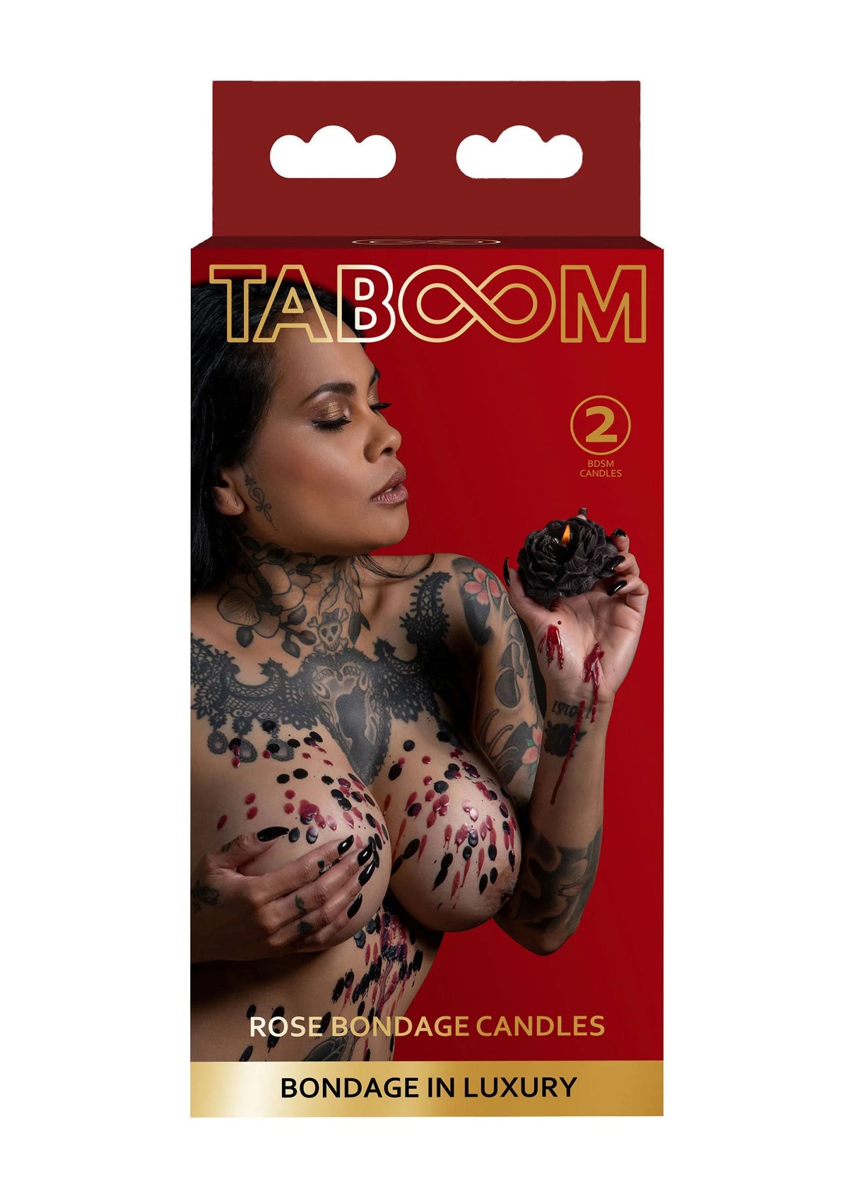 Bestel: Rose Japanese Drip Candle 2 pcs by Taboom Bondage In Luxury - BDSM sets bij Happytoys.nl, happytoys.be, Happytoys.ae: erotische sex webshop | liever Happy dan Easy ⭐⭐⭐⭐⭐