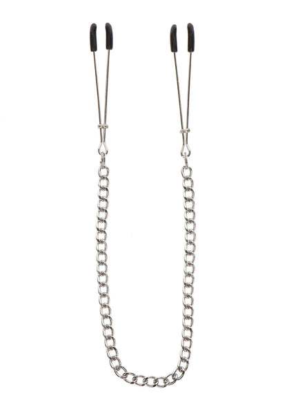 Bestel: Tweezers With Chain by Taboom Nipple Play - tepel toys bij Happytoys.nl, happytoys.be, Happytoys.ae: erotische sex webshop | liever Happy dan Easy ⭐⭐⭐⭐⭐ - Silver - 17271 - SILVER