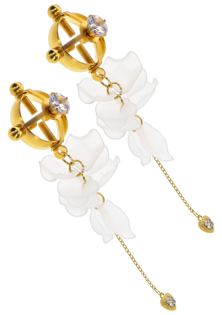 Bestel: Floral Seduction Clamps by Taboom Nipple Play - bij Happytoys.nl, happytoys.be, Happytoys.ae: erotische sex webshop | liever Happy dan Easy ⭐⭐⭐⭐⭐