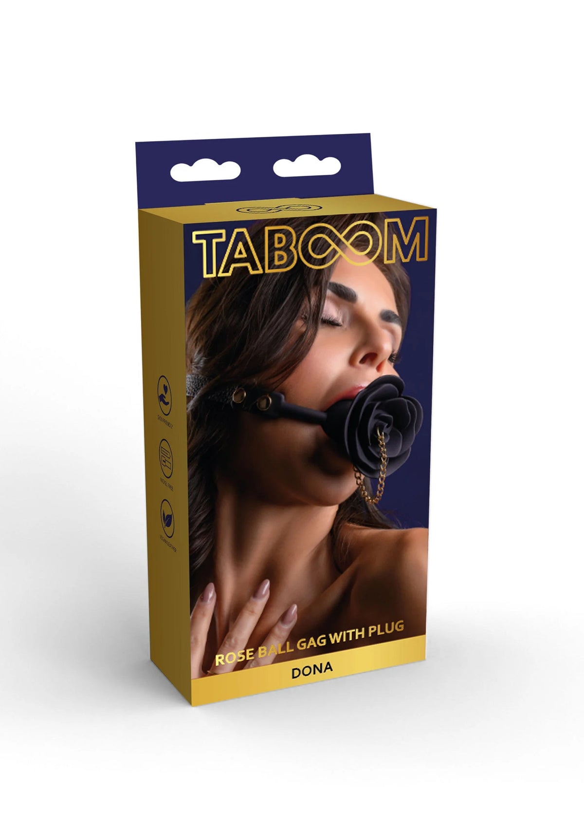 Bestel: Rose Ball Gag with Plug by Taboom - bij Happytoys.nl, happytoys.be, Happytoys.ae: erotische sex webshop | liever Happy dan Easy ⭐⭐⭐⭐⭐