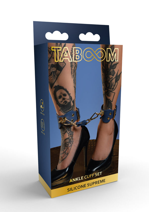 Bestel: Ankle Cuff Set by Taboom Silicone Supreme - bij Happytoys.nl, happytoys.be, Happytoys.ae: erotische sex webshop | liever Happy dan Easy ⭐⭐⭐⭐⭐