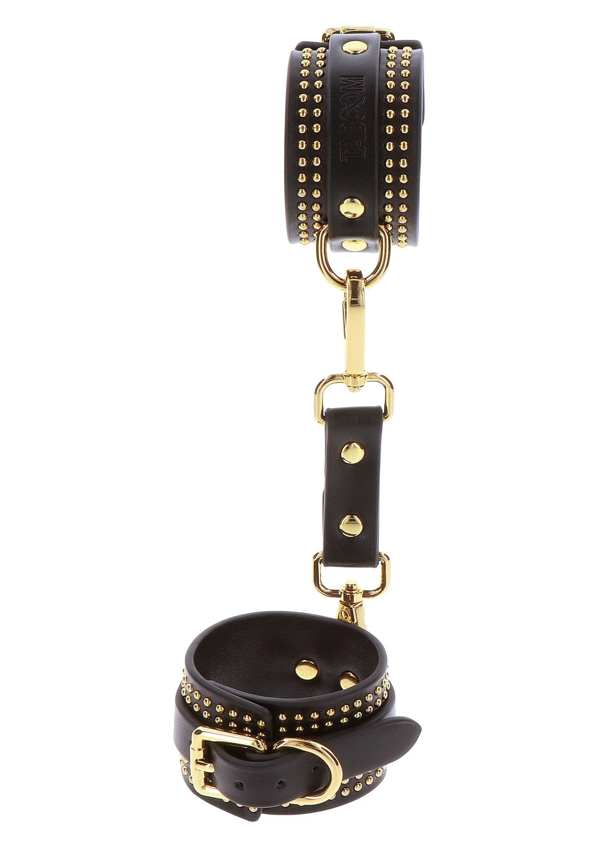 Bestel: Vogue Studded Wrist Cuffs Set by Taboom - bij Happytoys.nl, happytoys.be, Happytoys.ae: erotische sex webshop | liever Happy dan Easy ⭐⭐⭐⭐⭐