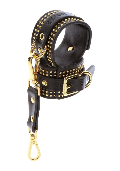 Bestel: Vogue Studded Wrist Cuffs Set by Taboom - bij Happytoys.nl, happytoys.be, Happytoys.ae: erotische sex webshop | liever Happy dan Easy ⭐⭐⭐⭐⭐