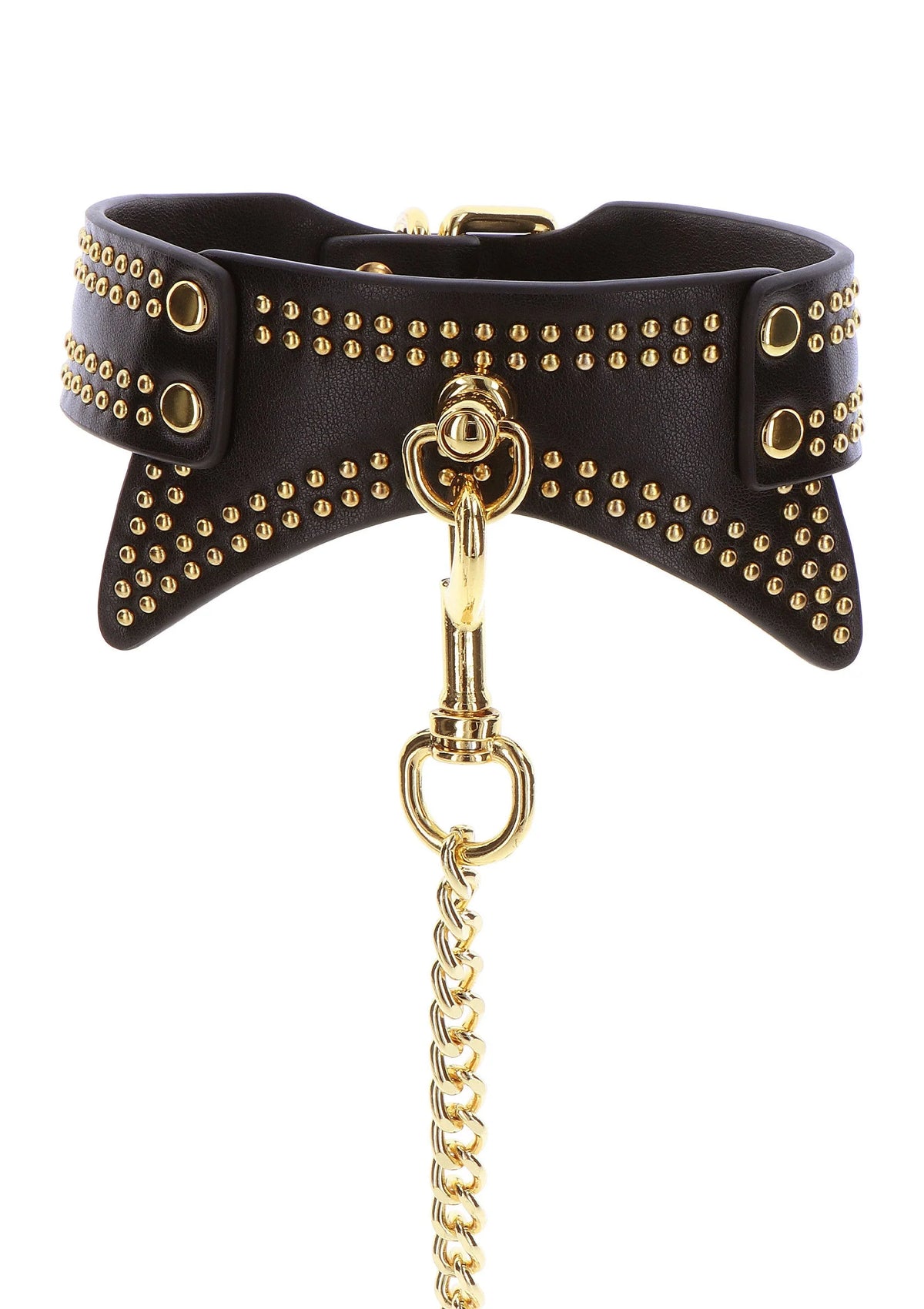 Bestel: Studded Collar and Leash by Taboom - bij Happytoys.nl, happytoys.be, Happytoys.ae: erotische sex webshop | liever Happy dan Easy ⭐⭐⭐⭐⭐