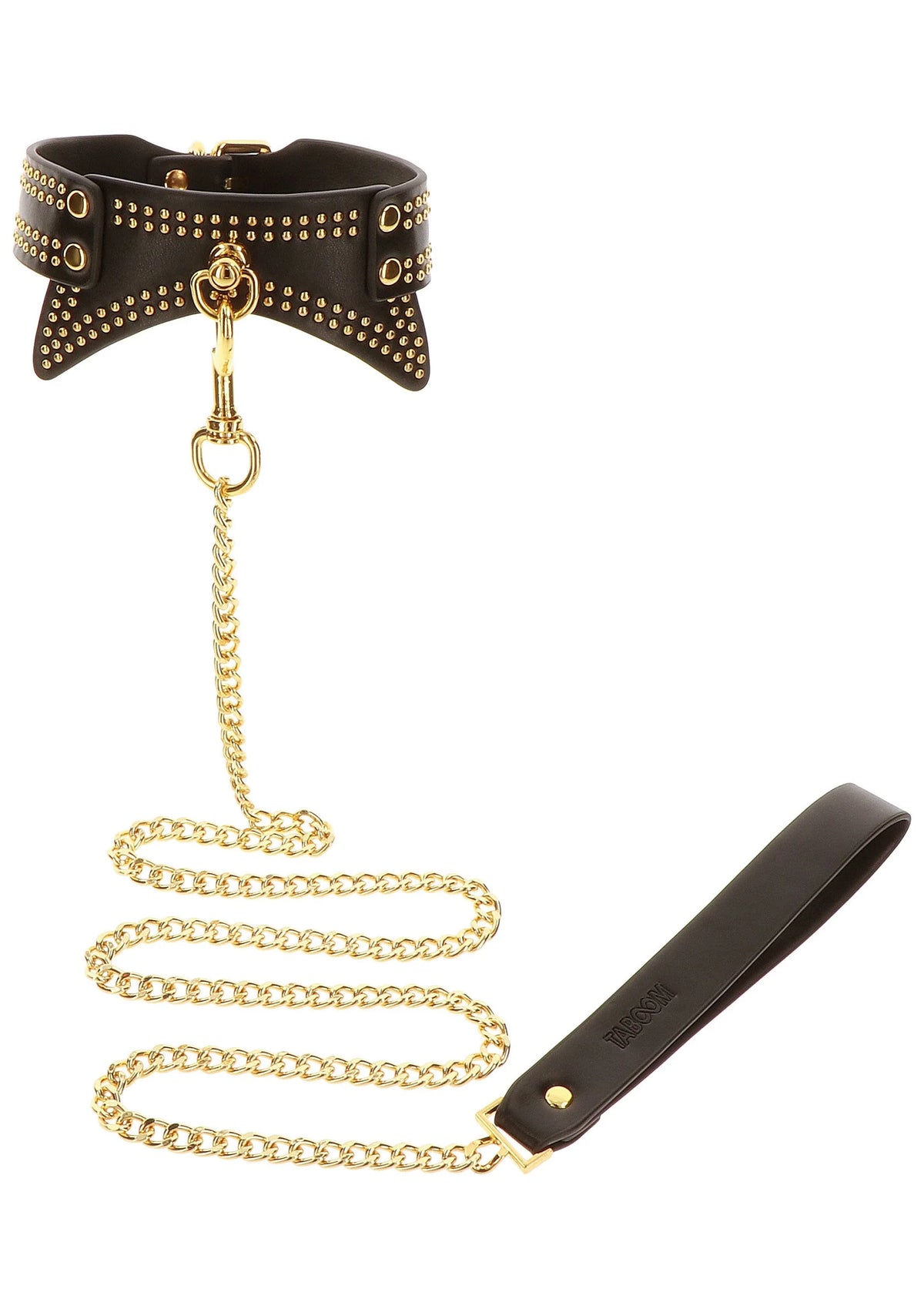 Bestel: Studded Collar and Leash by Taboom - bij Happytoys.nl, happytoys.be, Happytoys.ae: erotische sex webshop | liever Happy dan Easy ⭐⭐⭐⭐⭐