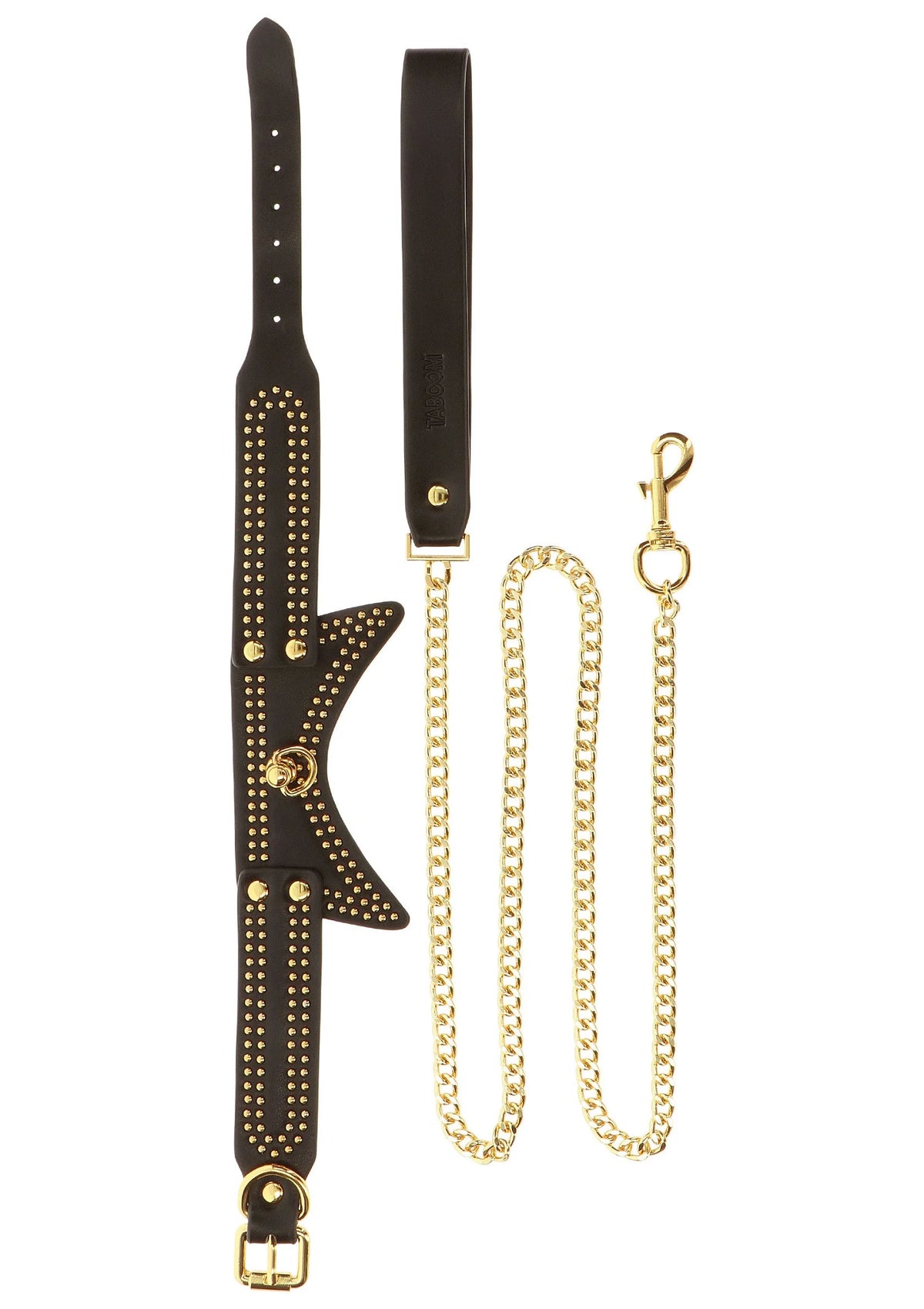 Bestel: Studded Collar and Leash by Taboom - bij Happytoys.nl, happytoys.be, Happytoys.ae: erotische sex webshop | liever Happy dan Easy ⭐⭐⭐⭐⭐