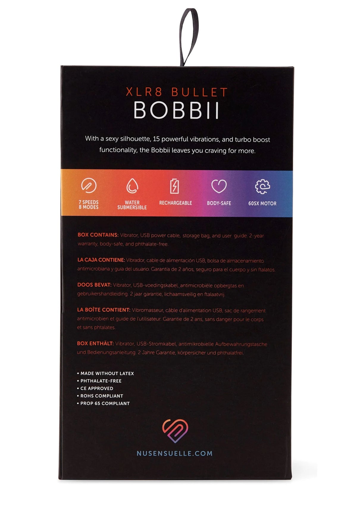 Bestel: Bobbii XLR8 Bullet - bij Happytoys.nl, happytoys.be, Happytoys.ae: erotische sex webshop | liever Happy dan Easy ⭐⭐⭐⭐⭐