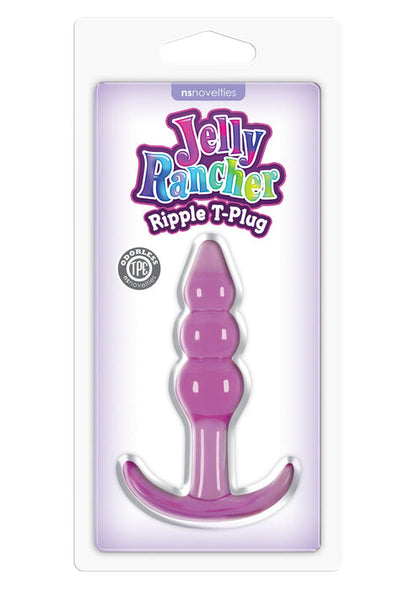 Bestel: T - Plug Ripple by NS Novelties Jelly Rancher - bij Happytoys.nl, happytoys.be, Happytoys.ae: erotische sex webshop | liever Happy dan Easy ⭐⭐⭐⭐⭐