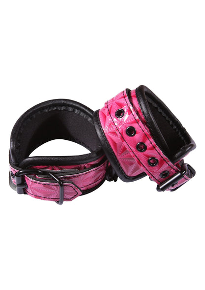Bestel: Wrist Cuffs by NS Novelties Sinfull - bij Happytoys.nl, happytoys.be, Happytoys.ae: erotische sex webshop | liever Happy dan Easy ⭐⭐⭐⭐⭐ - Default Title - 18464 - PINK