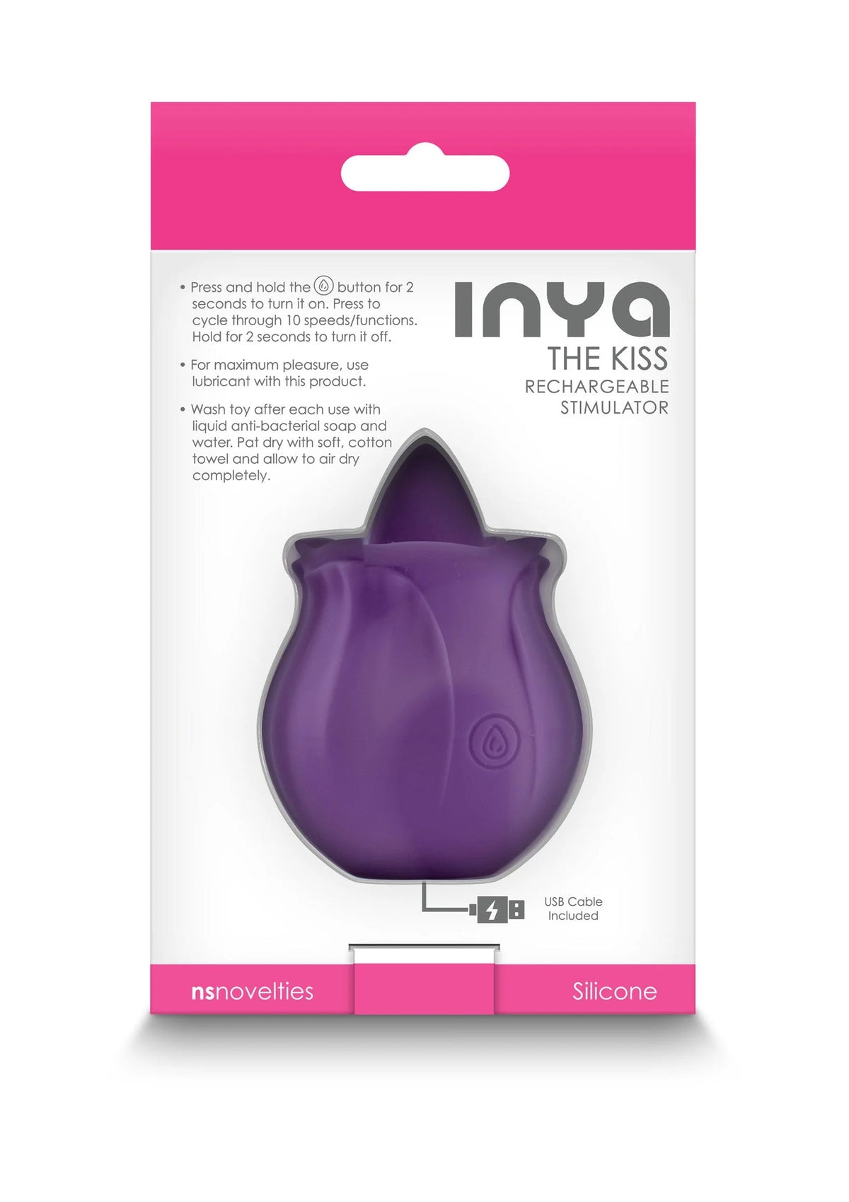 Bestel: INYA The Kiss Purple by NS Novelties - bij Happytoys.nl, happytoys.be, Happytoys.ae: erotische sex webshop | liever Happy dan Easy ⭐⭐⭐⭐⭐
