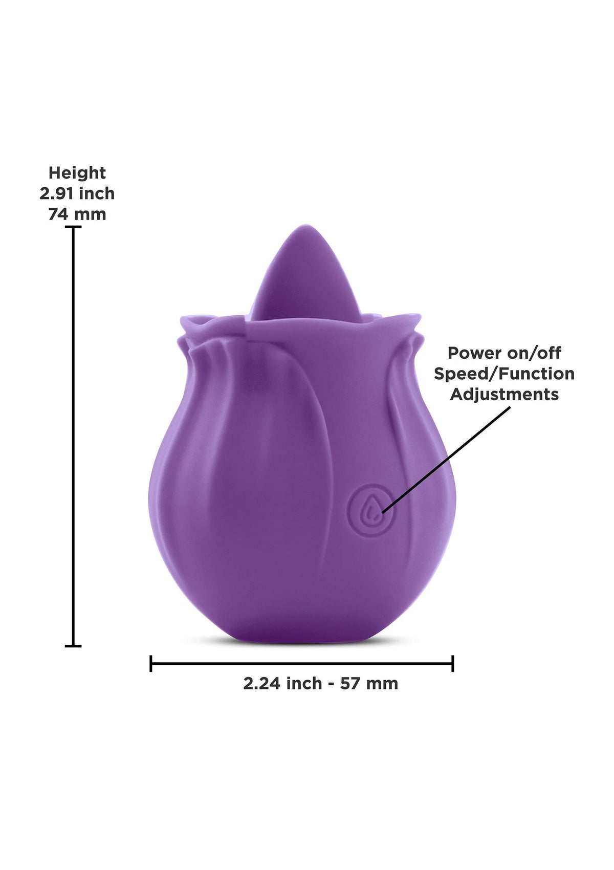 Bestel: INYA The Kiss Purple by NS Novelties - bij Happytoys.nl, happytoys.be, Happytoys.ae: erotische sex webshop | liever Happy dan Easy ⭐⭐⭐⭐⭐