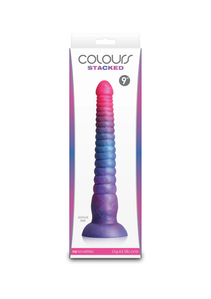 Bestel: Stacked 9 inch Dildo Blue by NS Novelties - bij Happytoys.nl, happytoys.be, Happytoys.ae: erotische sex webshop | liever Happy dan Easy ⭐⭐⭐⭐⭐
