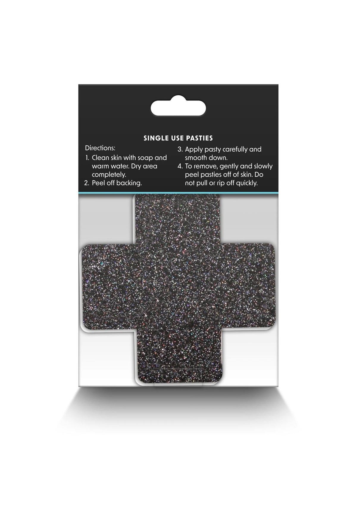 Bestel: Pasties Glitter Cross 2 Pair by NS Novelties - bij Happytoys.nl, happytoys.be, Happytoys.ae: erotische sex webshop | liever Happy dan Easy ⭐⭐⭐⭐⭐