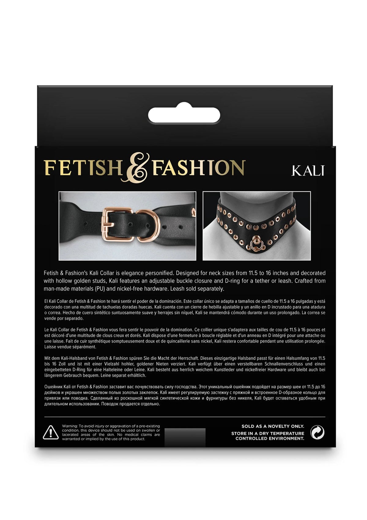 Bestel: Kali Collar by NS Novelties Fetish Fashion - bij Happytoys: de erotische sex webshop | liever Happy dan Easy ⭐⭐⭐⭐⭐