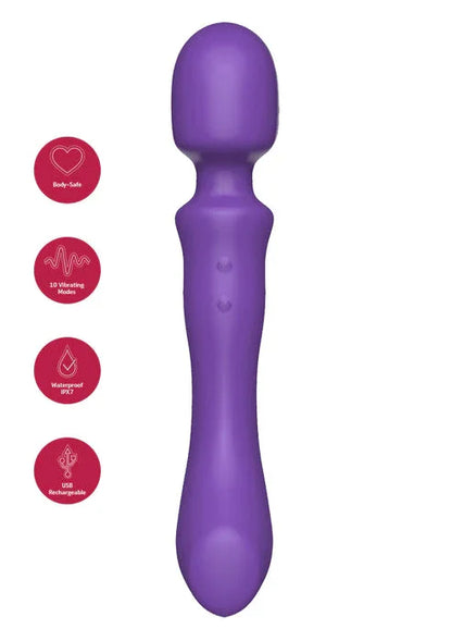 Dual-Sided Massaging Vibrating Wand by She.E.O.