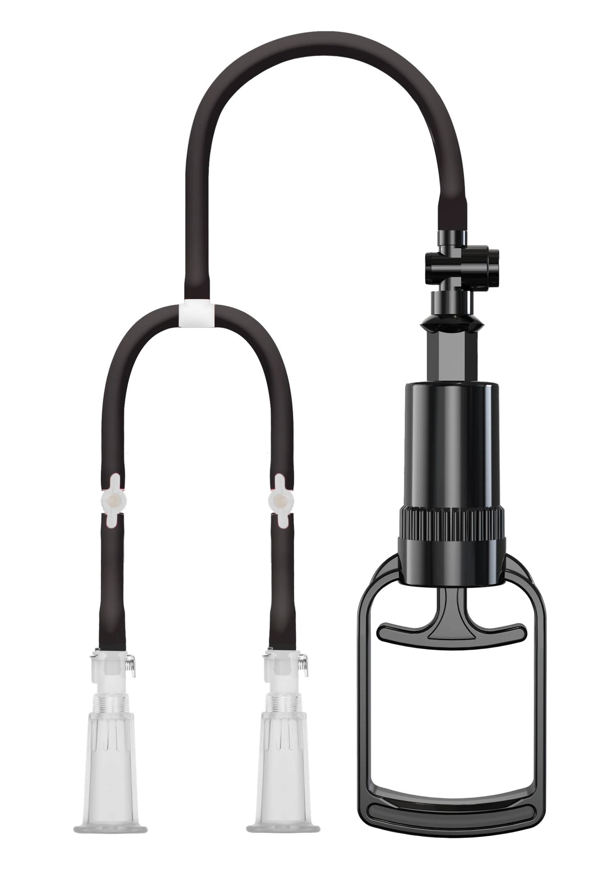 Bestel: Vacuum Nipple Pleasure Pump S/M by She.E.O. - bij Happytoys.nl, happytoys.be, Happytoys.ae: erotische sex webshop | liever Happy dan Easy ⭐⭐⭐⭐⭐ - Default Title - 20252 - BLACK