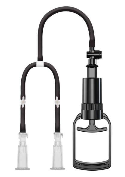 Bestel: Vacuum Nipple Pleasure Pump S/M by She.E.O. - bij Happytoys.nl, happytoys.be, Happytoys.ae: erotische sex webshop | liever Happy dan Easy ⭐⭐⭐⭐⭐ - Default Title - 20252 - BLACK
