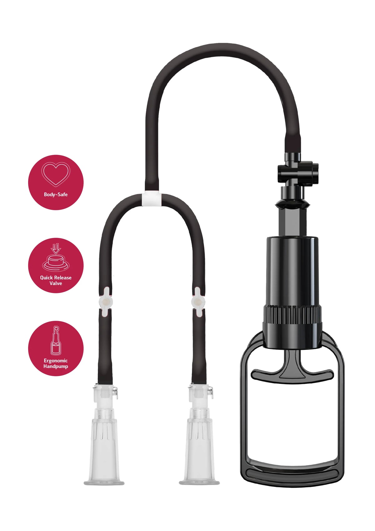 Bestel: Vacuum Nipple Pleasure Pump S/M by She.E.O. - bij Happytoys.nl, happytoys.be, Happytoys.ae: erotische sex webshop | liever Happy dan Easy ⭐⭐⭐⭐⭐