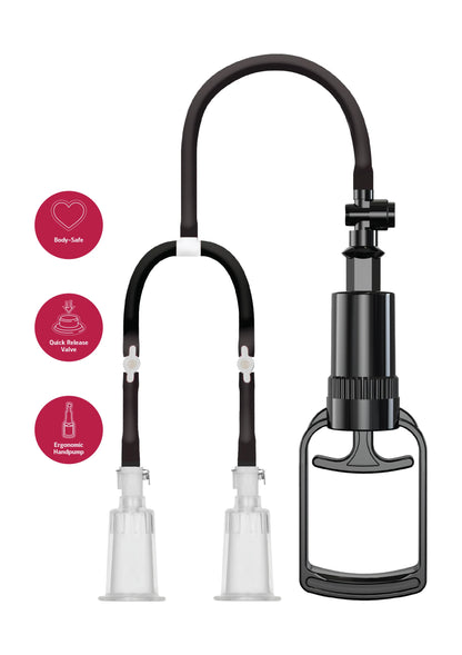 Bestel: Vacuum Nipple Pleasure Pump M/L by She.E.O. - bij Happytoys.nl, happytoys.be, Happytoys.ae: erotische sex webshop | liever Happy dan Easy ⭐⭐⭐⭐⭐