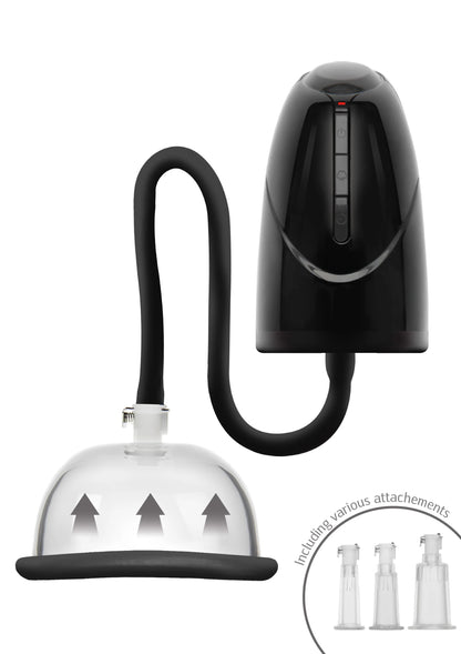 Bestel: Vacuum Vagina & Clitoral Automatic Pump by She.E.O. - bij Happytoys.nl, happytoys.be, Happytoys.ae: erotische sex webshop | liever Happy dan Easy ⭐⭐⭐⭐⭐ - Default Title - 20257 - BLACK