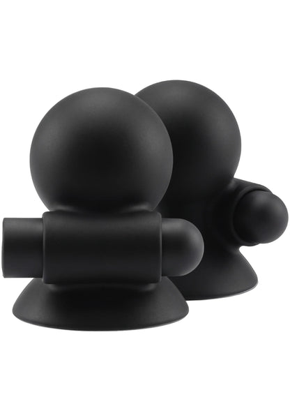 Bestel: Vibrating Nipple Suckers by She.E.O. - bij Happytoys.nl, happytoys.be, Happytoys.ae: erotische sex webshop | liever Happy dan Easy ⭐⭐⭐⭐⭐ - Default Title - 20260 - BLACK