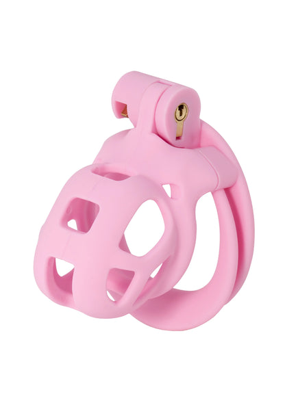 Bestel: Penis Prison Cock Cage X - Short by Hidden Desire - bij Happytoys.nl, happytoys.be, Happytoys.ae: erotische sex webshop | liever Happy dan Easy ⭐⭐⭐⭐⭐ - Roze - 20350 - PINK