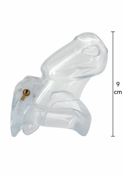 Bestel: Clear Control Cock Cage Long by Hidden Desire - bij Happytoys.nl, happytoys.be, Happytoys.ae: erotische sex webshop | liever Happy dan Easy ⭐⭐⭐⭐⭐