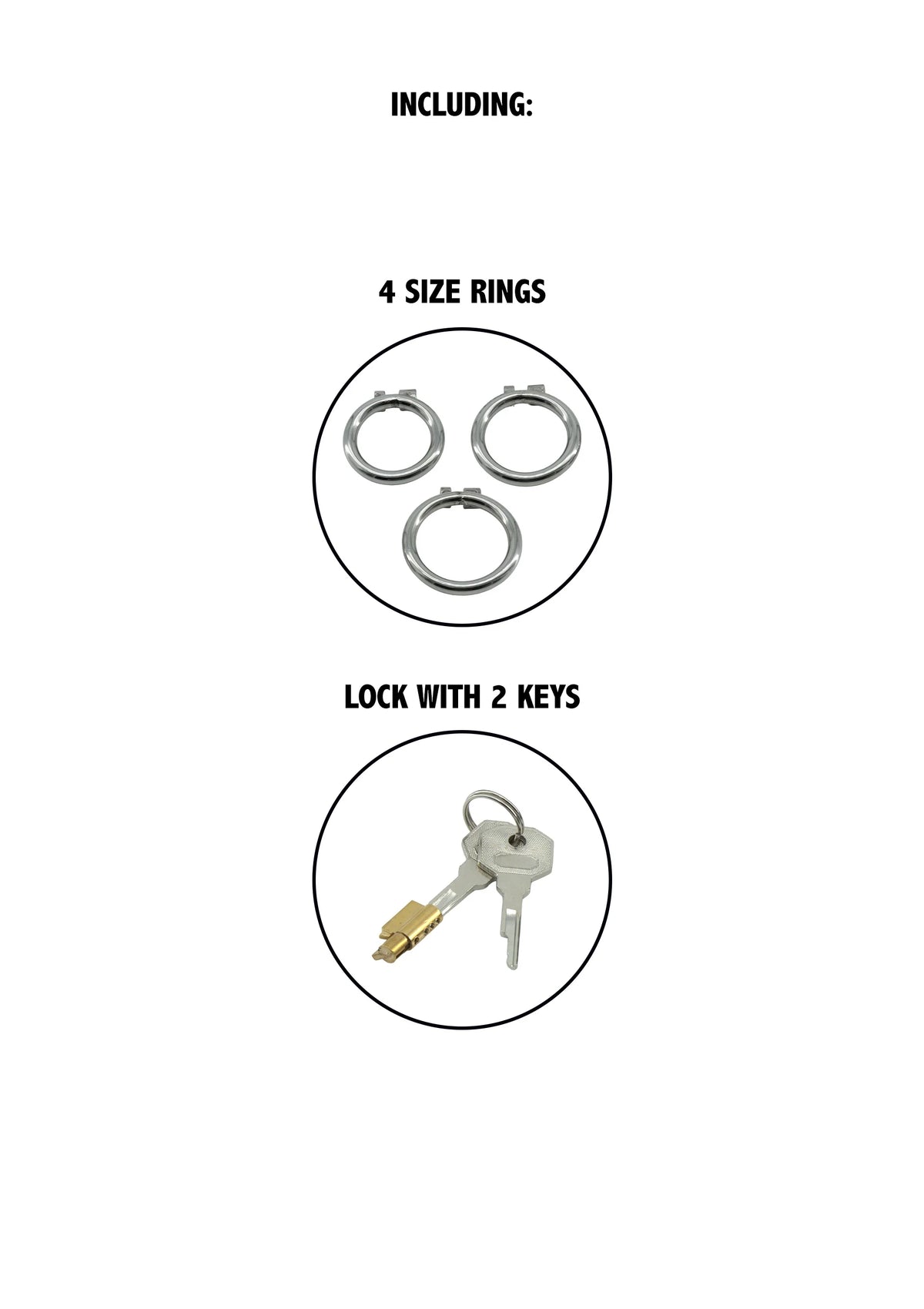 Bestel: Chestity Cock Harness X - Short by Hidden Desire - bij Happytoys.nl, happytoys.be, Happytoys.ae: erotische sex webshop | liever Happy dan Easy ⭐⭐⭐⭐⭐ - Default Title - 20361 - SILVER