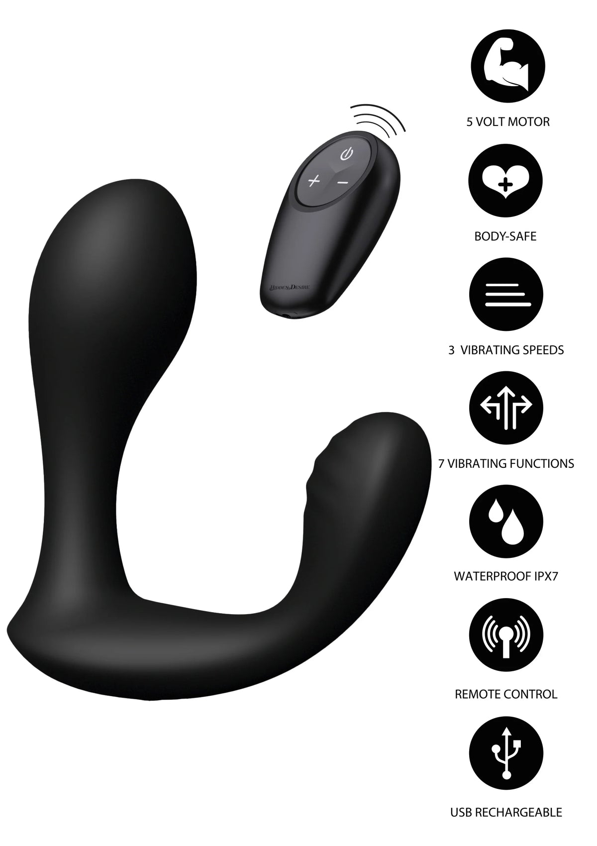Bestel: Bullseye Prostate Plug Extreme by Hidden Desire - bij Happytoys.nl, happytoys.be, Happytoys.ae: erotische sex webshop | liever Happy dan Easy ⭐⭐⭐⭐⭐