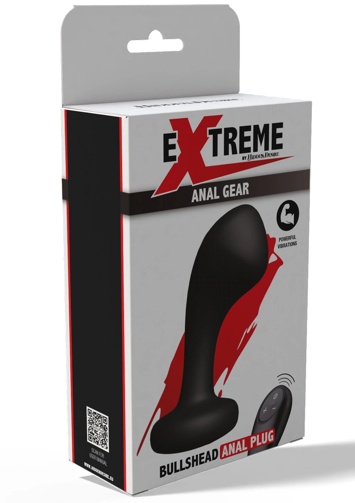 Bestel: Bullshead Power Anal Plug by Hidden Desire - bij Happytoys.nl, happytoys.be, Happytoys.ae: erotische sex webshop | liever Happy dan Easy ⭐⭐⭐⭐⭐