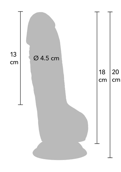 Bestel: Realistic Dildo PVC 18 cm by Hidden Desire - bij Happytoys.nl, happytoys.be, Happytoys.ae: erotische sex webshop | liever Happy dan Easy ⭐⭐⭐⭐⭐