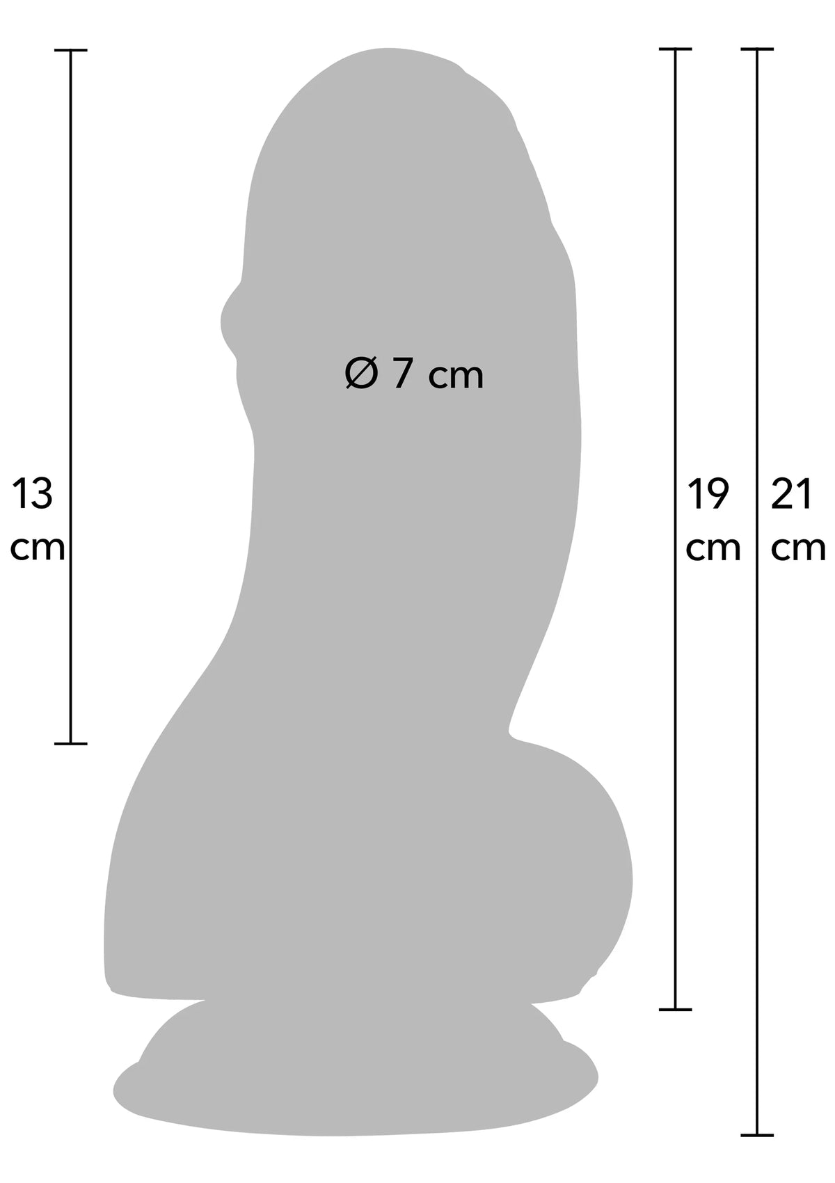 Bestel: Fat Boys Dildo PVC 19 cm by Hidden Desire - bij Happytoys: de erotische sex webshop | liever Happy dan Easy ⭐⭐⭐⭐⭐