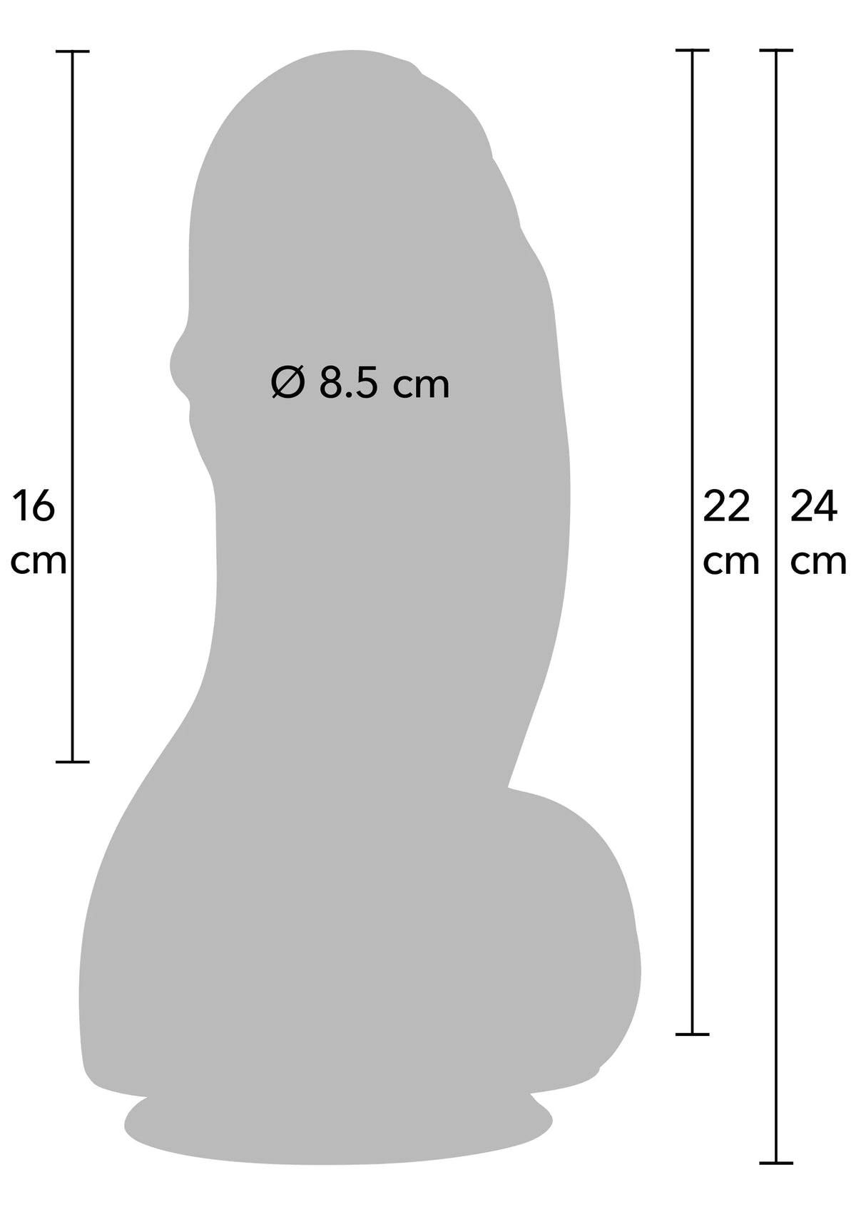 Bestel: Fat Boys Dildo PVC 22 cm by Hidden Desire - bij Happytoys.nl, happytoys.be, Happytoys.ae: erotische sex webshop | liever Happy dan Easy ⭐⭐⭐⭐⭐