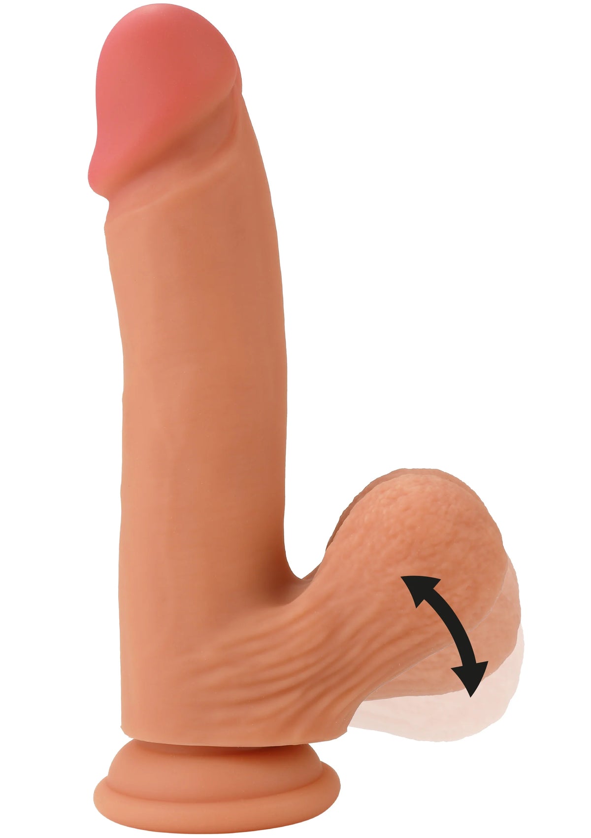 Bestel: Realistic Dildo Liquid Silicone 19 cm by Hidden Desire - bij Happytoys: de erotische sex webshop | liever Happy dan Easy ⭐⭐⭐⭐⭐