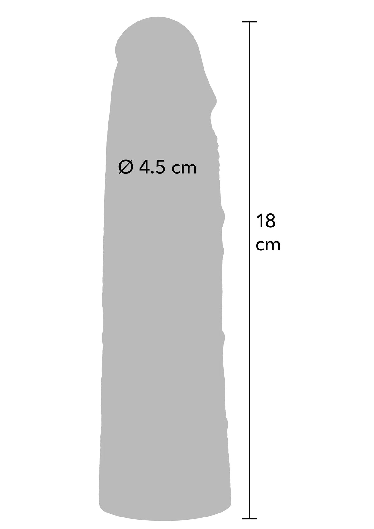 Bestel: Penis Sleeve Liquid Silicone 18 cm by Hidden Desire - bij Happytoys.nl, happytoys.be, Happytoys.ae: erotische sex webshop | liever Happy dan Easy ⭐⭐⭐⭐⭐ - Default Title - 20721 - SKIN