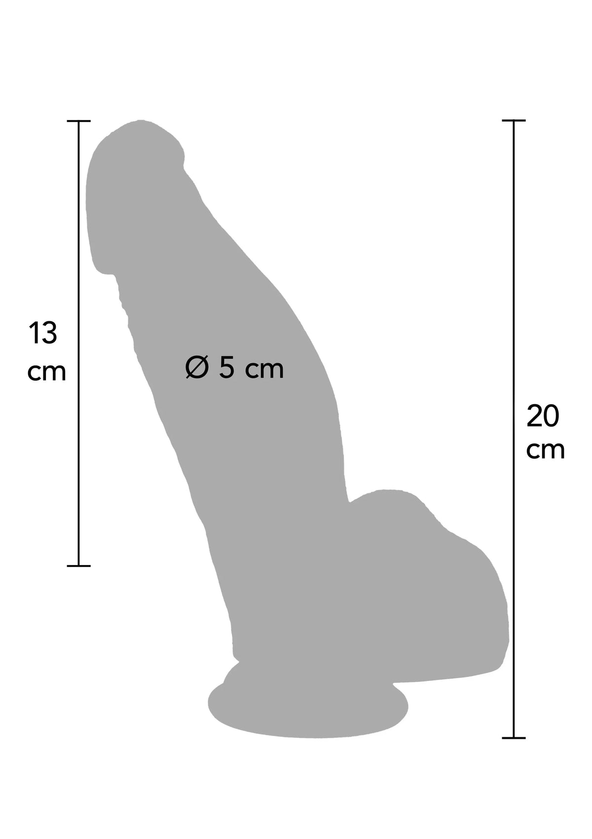 Bestel: Ultra Realistic Dildo Silicone 18 cm by Hidden Desire - bij Happytoys.nl, happytoys.be, Happytoys.ae: erotische sex webshop | liever Happy dan Easy ⭐⭐⭐⭐⭐