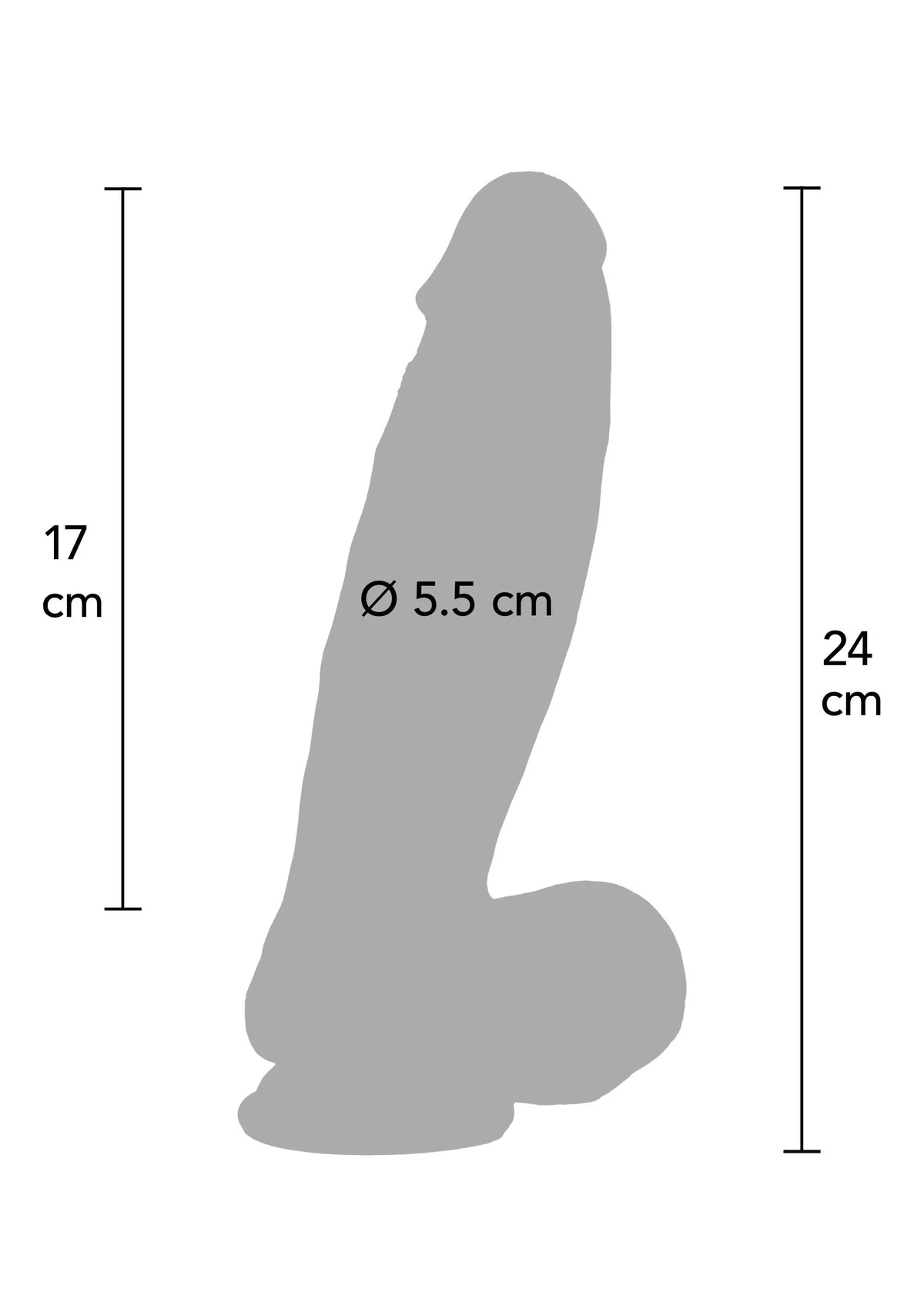 Bestel: Ultra Realistic Dildo Silicone 22 cm By Hidden Desire - bij Happytoys.nl, happytoys.be, Happytoys.ae: erotische sex webshop | liever Happy dan Easy ⭐⭐⭐⭐⭐