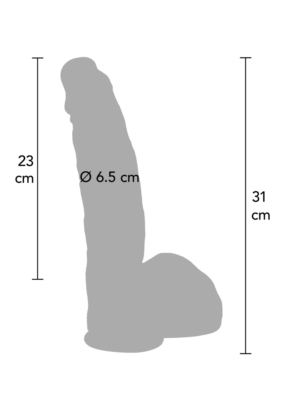 Bestel: Ultra Realistic Dildo Silicone 29 cm by Hidden Desire - bij Happytoys.nl, happytoys.be, Happytoys.ae: erotische sex webshop | liever Happy dan Easy ⭐⭐⭐⭐⭐
