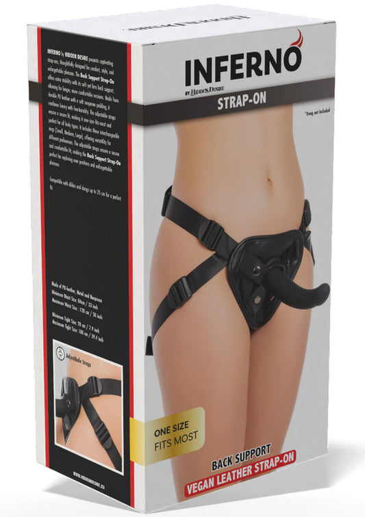 Bestel: Back Support Strap - On by Hidden Desire Inferno - bij Happytoys: de erotische sex webshop | liever Happy dan Easy ⭐⭐⭐⭐⭐