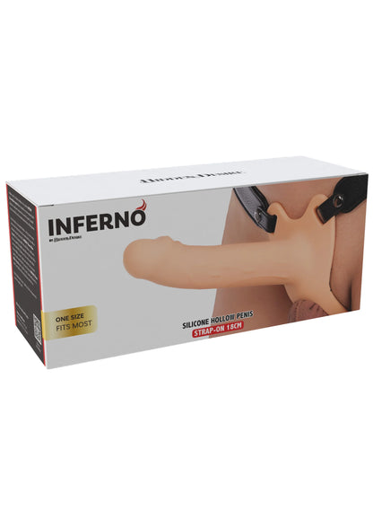 Bestel: Hollow Penis Strapon 18cm Black by Hidden Desire - bij Happytoys: de erotische sex webshop | liever Happy dan Easy ⭐⭐⭐⭐⭐