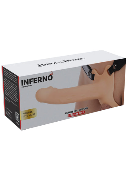 Bestel: Hollow Penis Strapon 20cm Black by Hidden Desire - bij Happytoys: de erotische sex webshop | liever Happy dan Easy ⭐⭐⭐⭐⭐