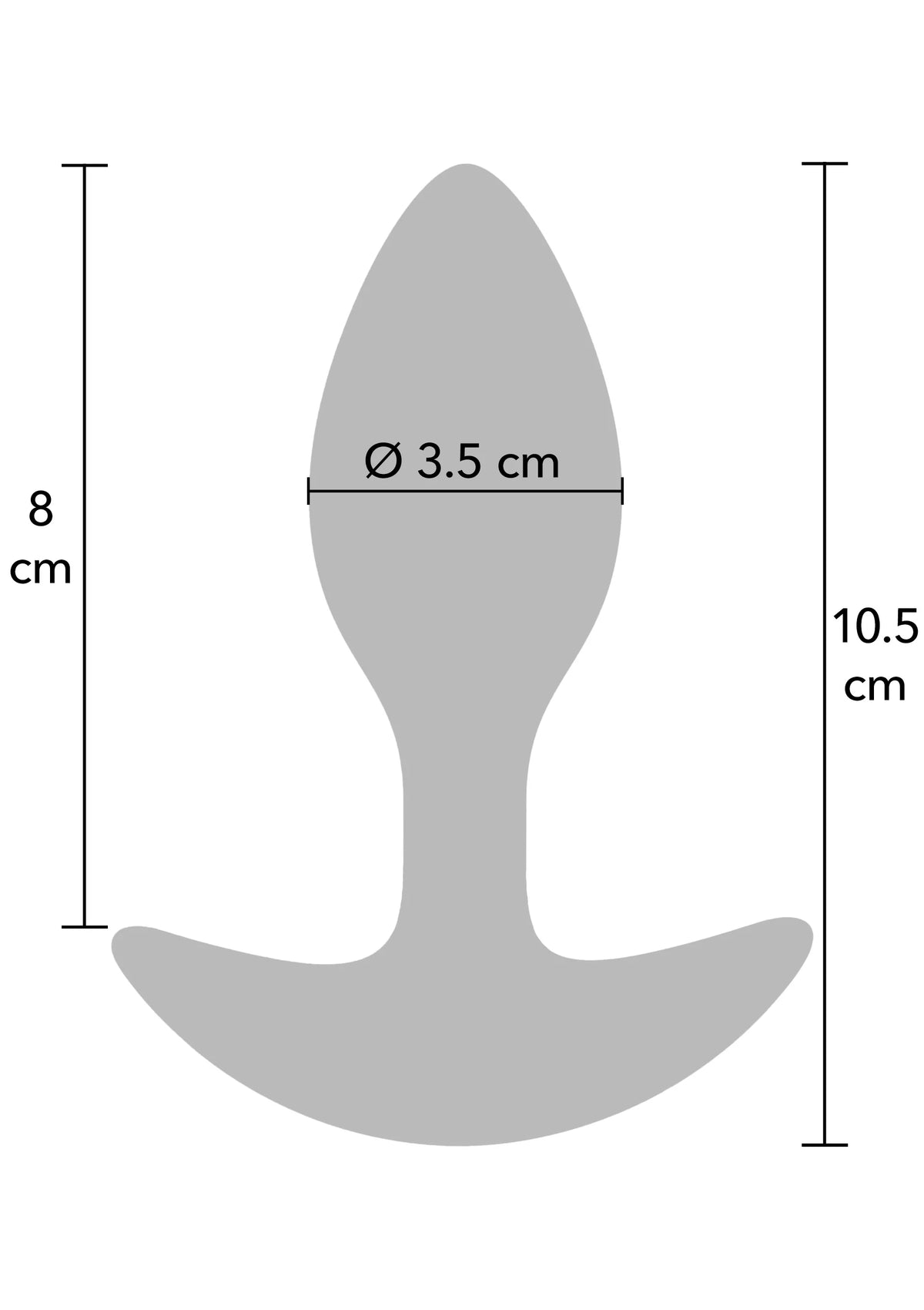 Bestel: Weighted Anal Plug 185g by Hidden Desire - bij Happytoys.nl, happytoys.be, Happytoys.ae: erotische sex webshop | liever Happy dan Easy ⭐⭐⭐⭐⭐